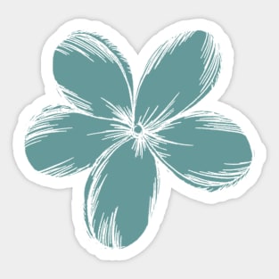 Plumeria from Hawaii Sticker